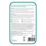 The back of the Melts® into Hair Fall Control packaging, containing more information about the product. The list includes ingredients like Keranat and Zinc, and benefits like increasing hair thickness and shine.